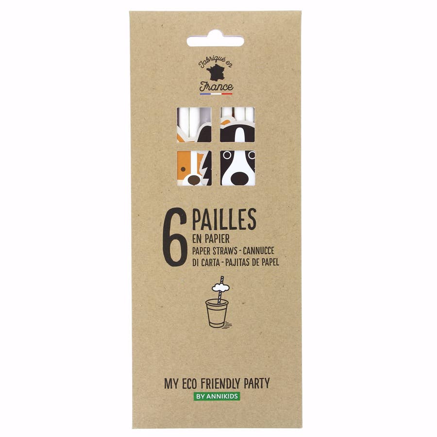 Hunde-Papierstrohhalme