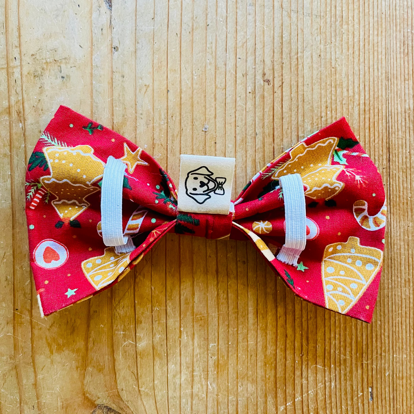 Weihnachts-Hundefliege „Lebkuchen“ (limitiert)