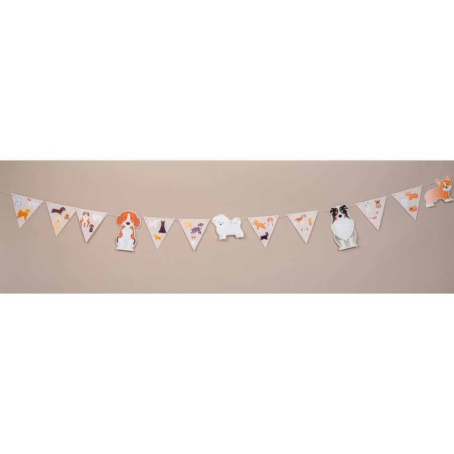 Hunde Party-Girlande