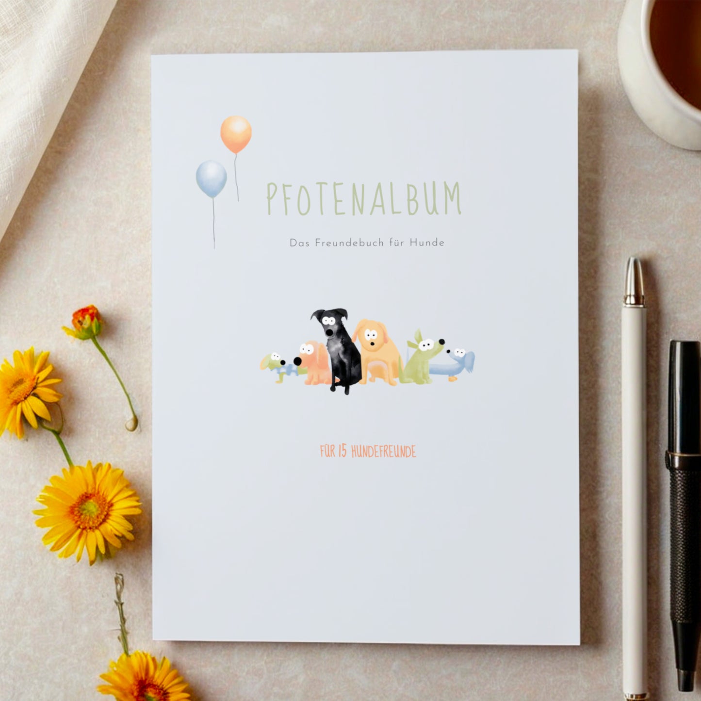 Pfotenalbum – Das Freundebuch für Hunde