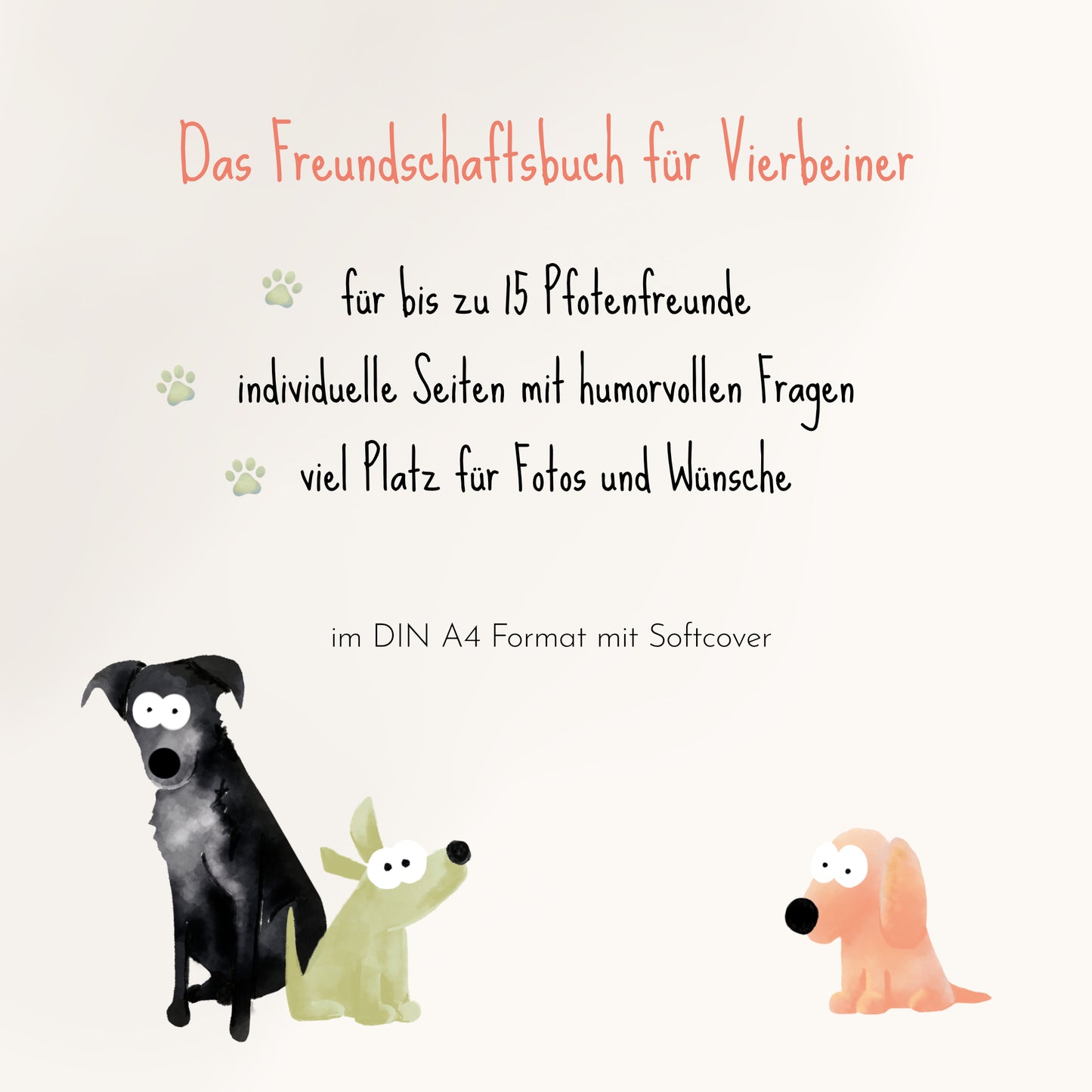 Pfotenalbum – Das Freundebuch für Hunde