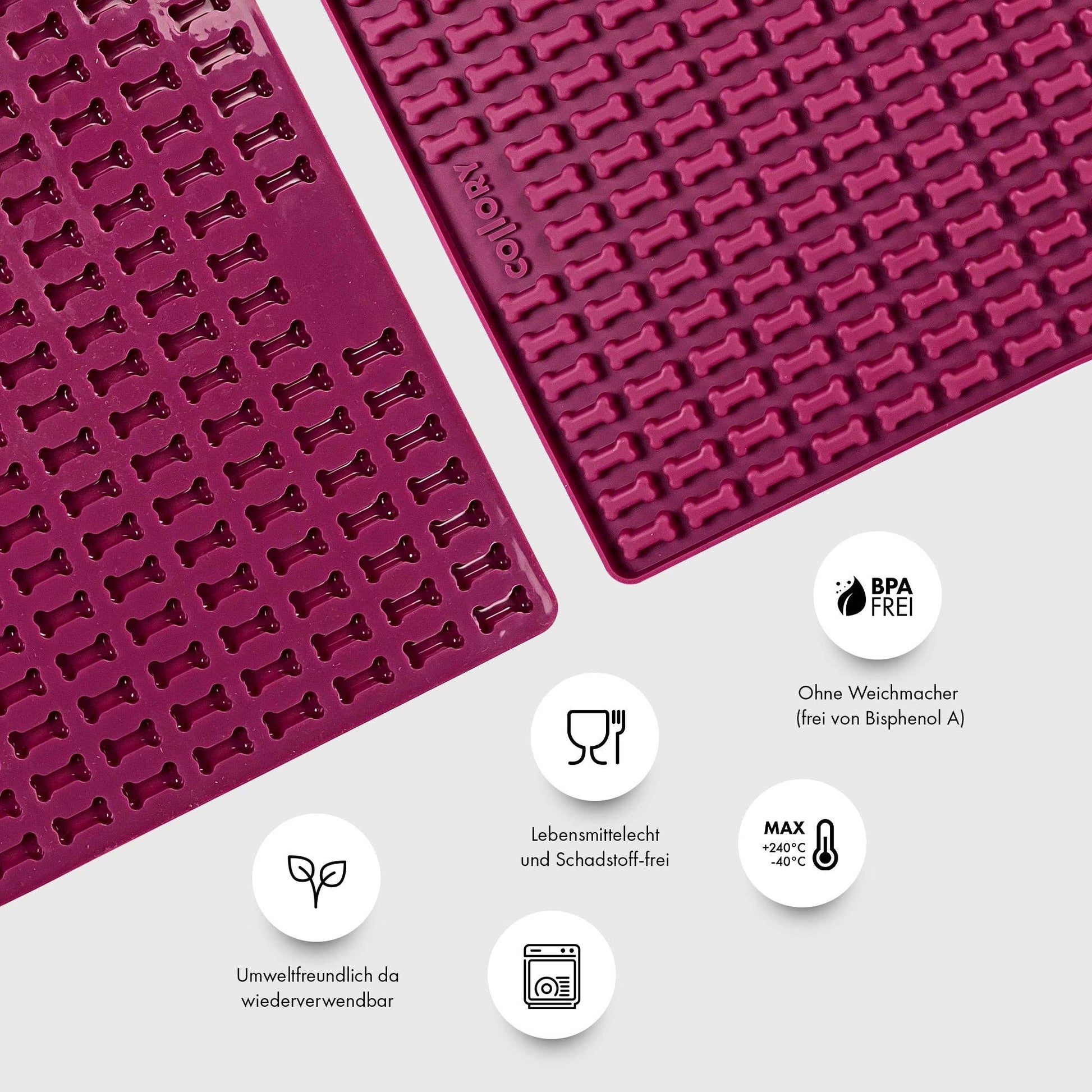 COLLORY Knochen Backmatte Mini Eigenschaften