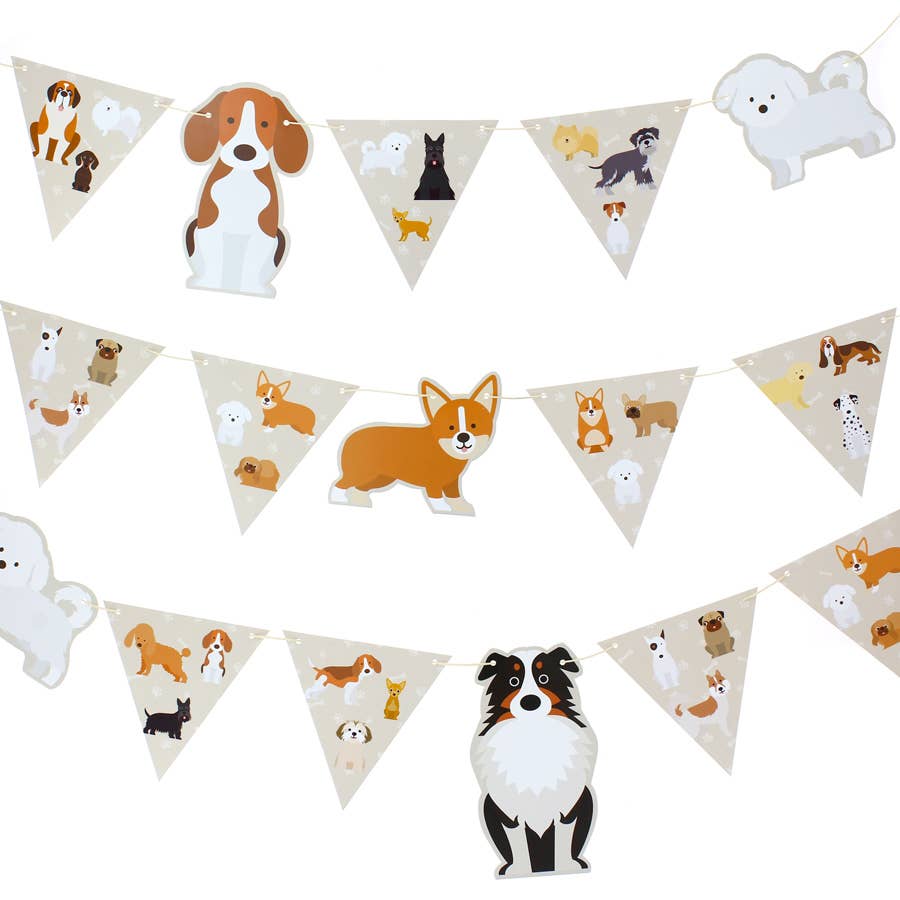 Hunde Party-Girlande