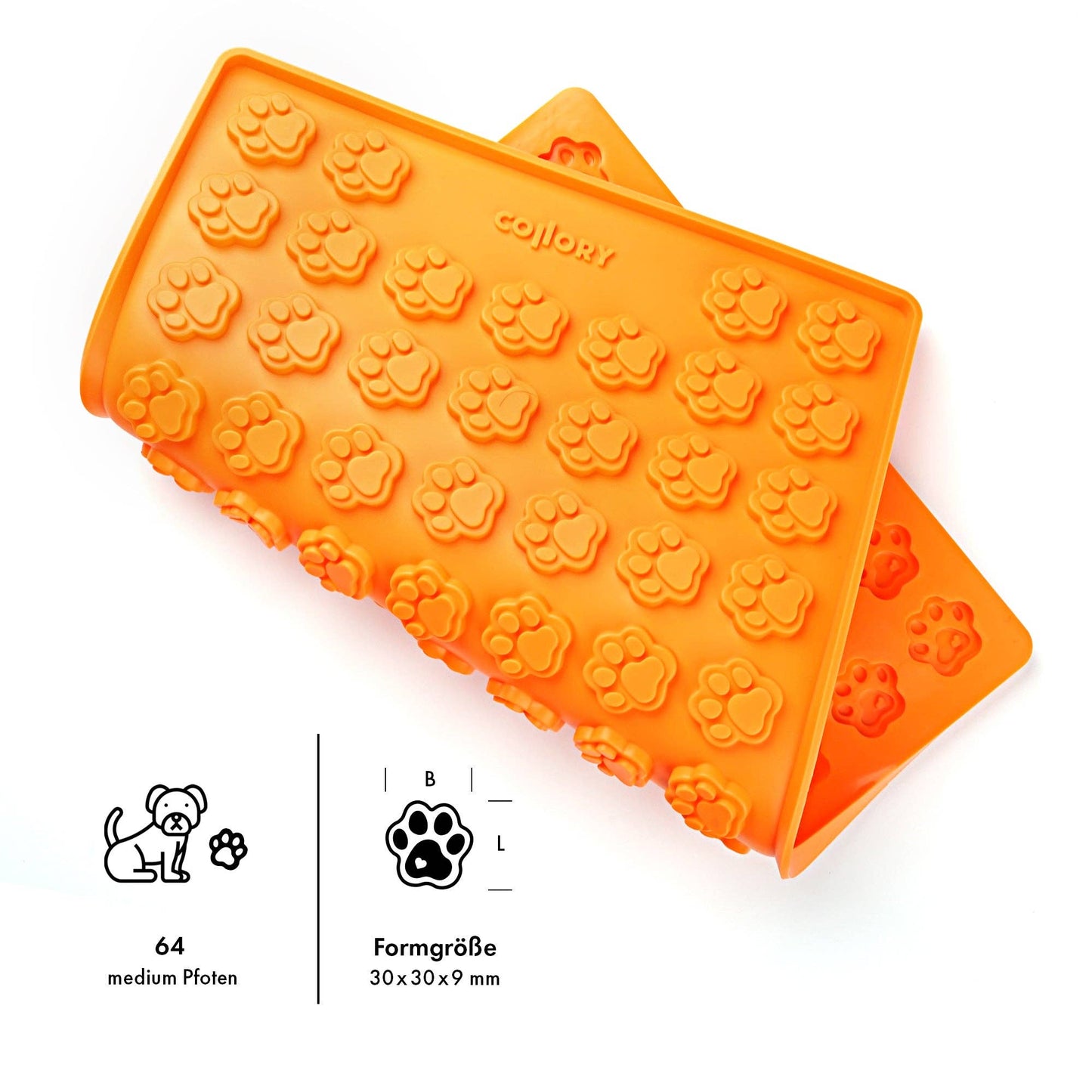 Pfoten Backmatte Mini (1,5 cm)