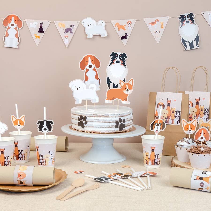 Hunde Party-Girlande für Hundeparty und Geburtstagsdekoration